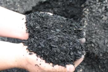 Fine Ground Black Mulch - $55 per yard